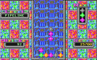 Klatrix atari screenshot